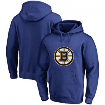Boston Bruins Blue Men's Customized All Stitched Pullover Hoodie