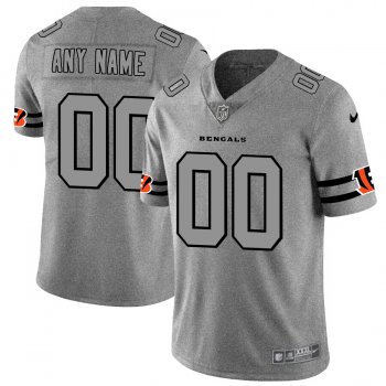 Nike Bengals Customized 2019 Gray Gridiron Gray Vapor Untouchable Limited Jersey