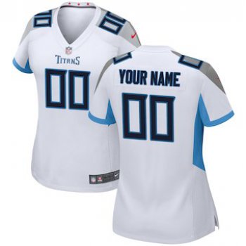 Women's Tennessee Titans Nike White 2018 Custom Game Jersey
