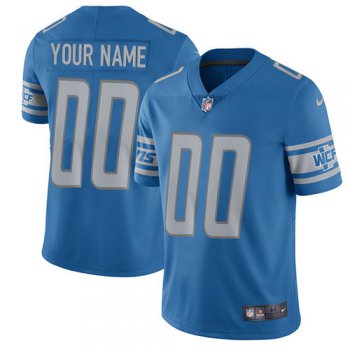 Youth Nike Detroit Lions Blue Customized Vapor Untouchable Player Limited Jersey