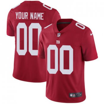 Youth Nike New York Giants Alternate Red Customized Vapor Untouchable Limited NFL Jersey