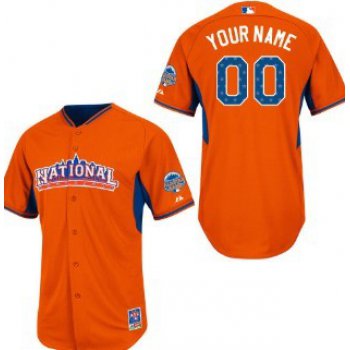 Kids' National League Customized 2013 All-Star Orange Jersey