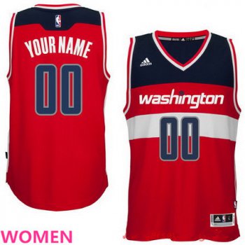Women's Washington Wizards Red Custom adidas Swingman Road Basketball Jersey