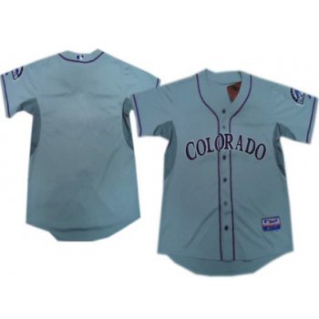Men's Colorado Rockies Customized 2012 Gray Jersey