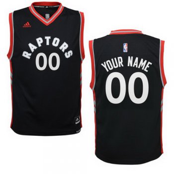 Youth Toronto Raptors adidas New Black Custom Alternate Jersey
