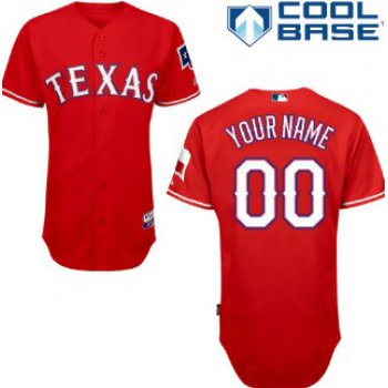 Kids' Texas Rangers Customized 2014 Red Jersey