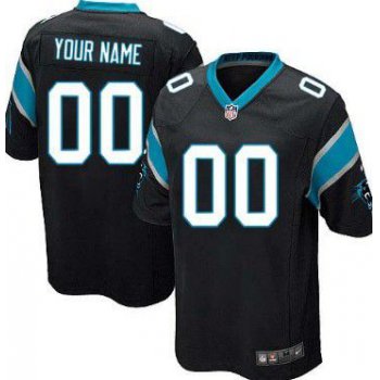 Youth Nike Carolina Panthers Customized Black Game Jersey