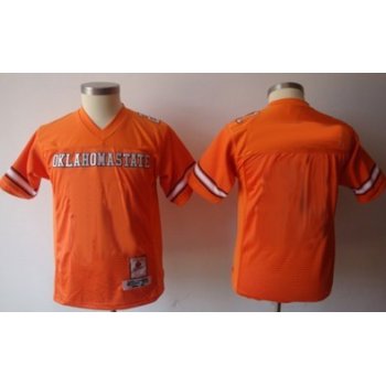 Kids' Oklahoma State Cowboys Customized Orange Throwback Jersey