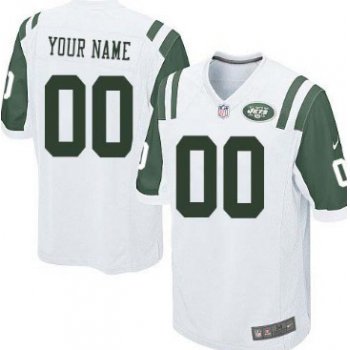 Kids' Nike New York Jets Customized White Limited Jersey