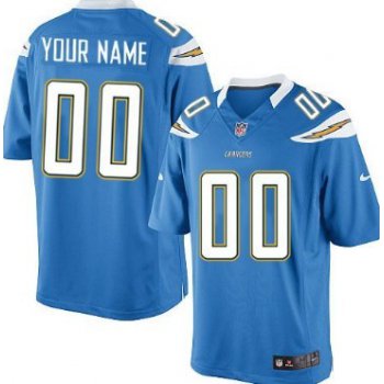 Kids' Nike San Diego Chargers Customized Light Blue Limited Jersey