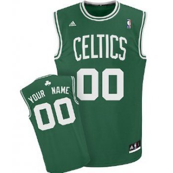 Kids Boston Celtics Customized Green Jersey