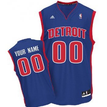 Kids Detroit Pistons Customized Blue Jersey