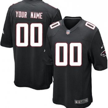 Kids' Nike Atlanta Falcons Customized Black Limited Jersey
