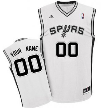 Kids San Antonio Spurs Customized White Jersey