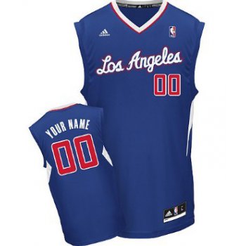 Mens Los Angeles Clippers Customized Blue Jersey