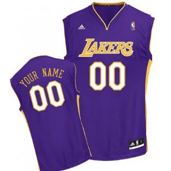 Mens Los Angeles Lakers Customized Purple Jersey