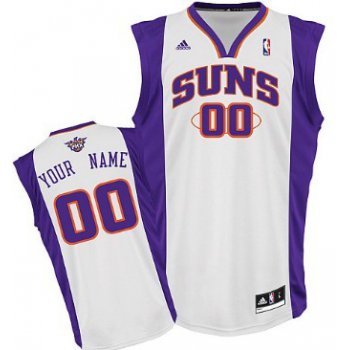 Mens Phoenix Suns Customized White Jersey
