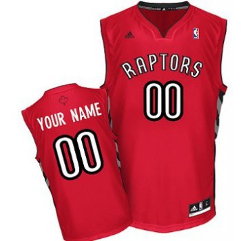 Mens Toronto Raptors Customized Red Jersey