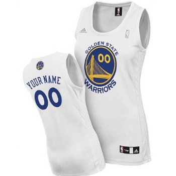 Womens Golden State Warriors Customized White Jersey