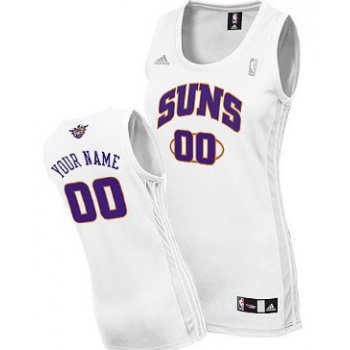 Womens Phoenix Suns Customized White Jersey