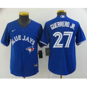 Youth Toronto Blue Jays #27 Vladimir Guerrero Jr Blue Stitched MLB Cool Base Nike Jersey