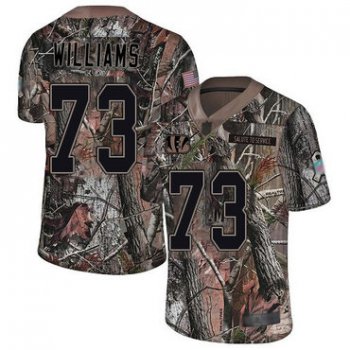 Bengals #73 Jonah Williams Camo Youth Stitched Football Limited Rush Realtree Jersey