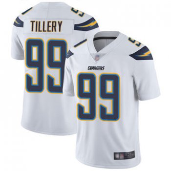 Chargers #99 Jerry Tillery White Youth Stitched Football Vapor Untouchable Limited Jersey