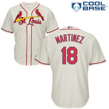 Cardinals #18 Carlos Martinez Cream Cool Base Stitched Youth Baseball Jersey