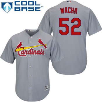 Cardinals #52 Michael Wacha Grey Cool Base Stitched Youth Baseball Jersey