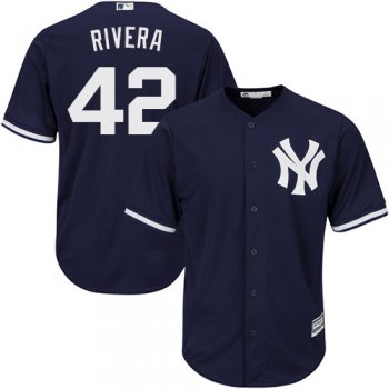 Yankees #42 Mariano Rivera Navy blue Cool Base Stitched Youth Baseball Jersey