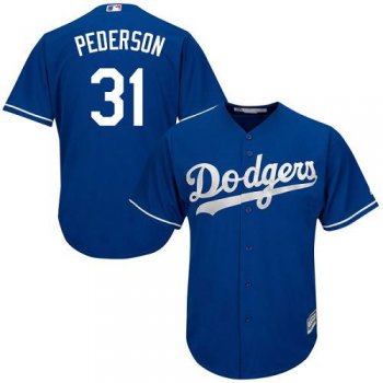 Dodgers #31 Joc Pederson Blue Cool Base Stitched Youth Baseball Jersey