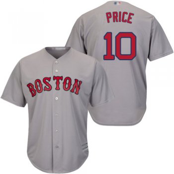 Red Sox #10 David Price Grey Cool Base Stitched Youth Baseball Jersey
