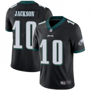 Eagles #10 DeSean Jackson Black Alternate Youth Stitched Football Vapor Untouchable Limited Jersey