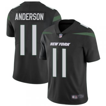 Jets #11 Robby Anderson Black Alternate Youth Stitched Football Vapor Untouchable Limited Jersey