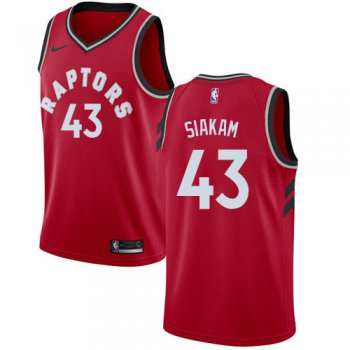 Youth Toronto Raptors #43 Pascal Siakam Red Basketball Swingman Icon Edition Jersey