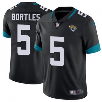 Nike Jaguars #5 Blake Bortles Black Alternate Youth Stitched NFL Vapor Untouchable Limited Jersey
