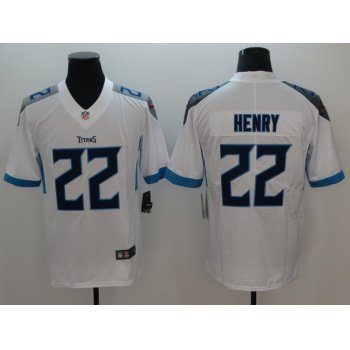 Nike Titans #22 Derrick Henry White Youth New Vapor Untouchable Player Limited Jersey