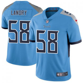 Nike Titans #58 Harold Landry Light Blue Team Color Youth Stitched NFL Vapor Untouchable Limited Jersey