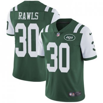 Youth Nike Jets #30 Thomas Rawls Green Team Color Stitched NFL Vapor Untouchable Limited Jersey