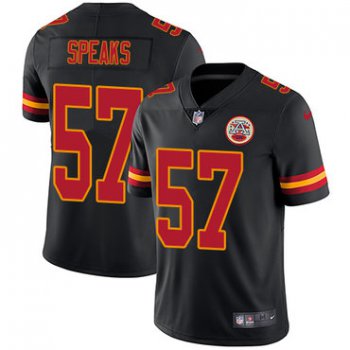 Nike Chiefs #57 Breeland Speaks Black Youth Stitched NFL Limited Rush Jersey