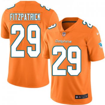 Nike Dolphins #29 Minkah Fitzpatrick Orange Youth Stitched NFL Limited Rush Jersey