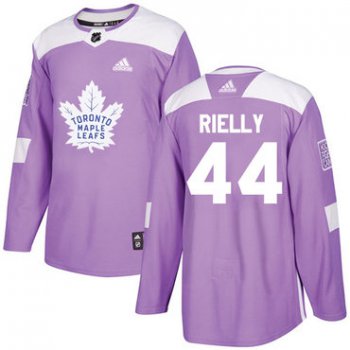 Adidas Toronto Maple Leafs #44 Morgan Rielly Purple Authentic Fights Cancer Stitched Youth NHL Jersey