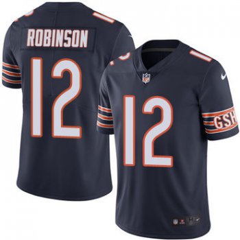 Nike Bears #12 Allen Robinson Navy Blue Team Color Youth Stitched NFL Vapor Untouchable Limited Jersey