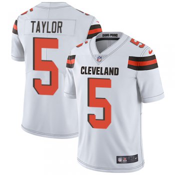 Nike Browns #5 Tyrod Taylor White Youth Stitched NFL Vapor Untouchable Limited Jersey