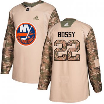 Adidas New York Islanders #22 Mike Bossy Camo Authentic 2017 Veterans Day Stitched Youth NHL Jersey