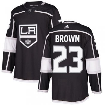Adidas Los Angeles Kings #23 Dustin Brown Black Home Authentic Stitched Youth NHL Jersey