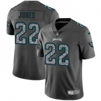Youth Nike Philadelphia Eagles #22 Sidney Jones Gray Static Stitched NFL Vapor Untouchable Limited Jersey