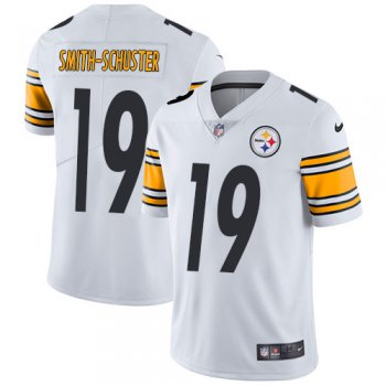 Youth Nike Steelers #19 JuJu Smith-Schuster White Stitched NFL Vapor Untouchable Limited Jersey