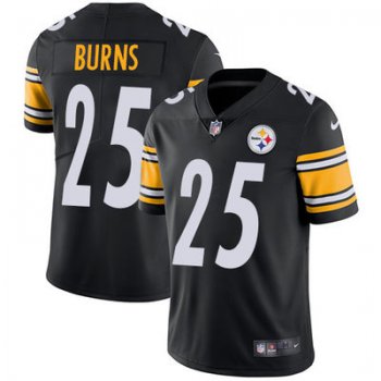 Youth Nike Steelers #25 Artie Burns Black Team Color Stitched NFL Vapor Untouchable Limited Jersey