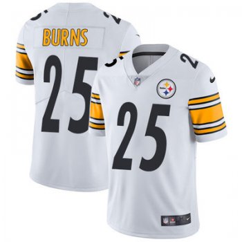 Youth Nike Steelers #25 Artie Burns White Stitched NFL Vapor Untouchable Limited Jersey